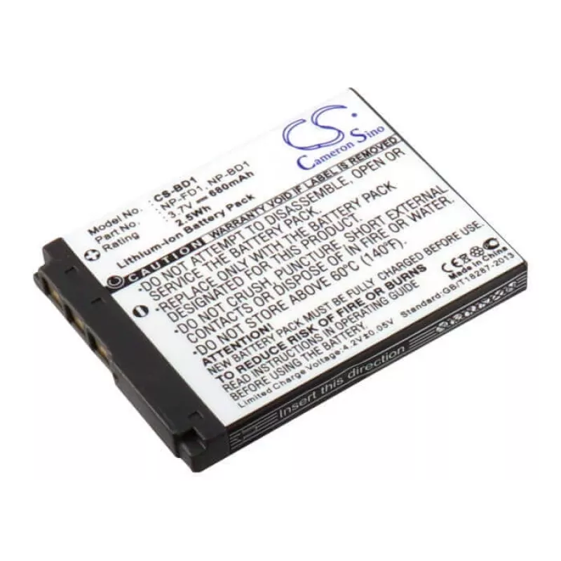Cameron Sino CS-BD1 vervangende accu voor Sony NP-BD1 / NP-FD1