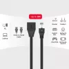UNITEK Cat6 UTP RJ45 verlengkabel M-F 5m zwart