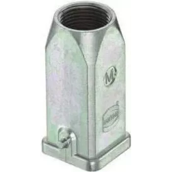 HARTING Han 3EMC tulebehuizing, kabelinvoer boven, 2 nokken, M20 (19620031440)