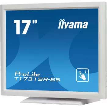 Iiyama ProLite T1731SR-W5 17 inch SXGA 5:4 5-draads resistieve touch-led-monitor, zwart