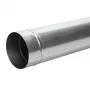 Schoorsteenpijp met diameter 160 mm, 1 m, zwart staal, enkelwandig, hogetemperatuur