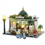 LUMIBRICKS F9023 vrijstaande tijdschriftenhouder van staal, zwart gepoedercoat, enkel vak