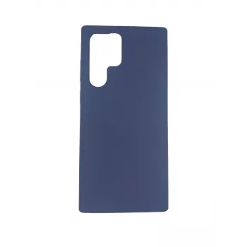Evelatus Samsung Galaxy S22 Ultra premium soft touch siliconenhoesje marineblauw
