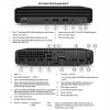 HP Renewed Grade A ProDesk 400 G6 desktop mini-pc – Intel Core i5-10500T, 16GB RAM, 256GB SSD, Intel UHD Graphics 630, Windows 11 Pro
