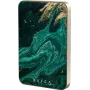 Burga Magnetische 5000 mAh Powerbank Emerald Pool Gold