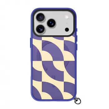 LAUT Keyko Pop hoesje voor iPhone 17 Pro, Indigo Tide