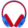 PowerLocus Bobo Kids draadloze hoofdtelefoon, LED, AUX, blauw/rood