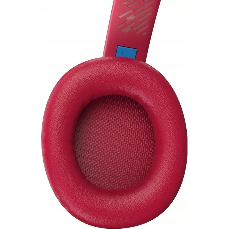 PowerLocus Bobo Kids draadloze hoofdtelefoon, LED, AUX, blauw/rood