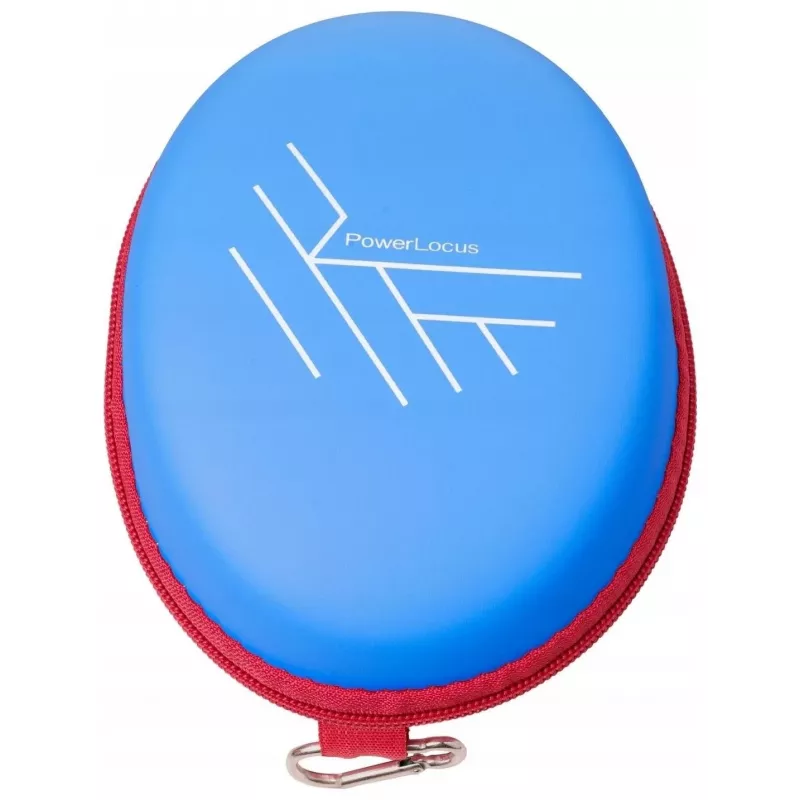 PowerLocus Bobo Kids draadloze hoofdtelefoon, LED, AUX, blauw/rood