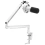 FIFINE T688W dynamische microfoon met zwenkarm, USB/XLR, wit
