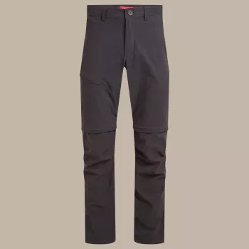Craghoppers NosiLife Pro Convertible Trouser III heren wandelbroek zwart peper