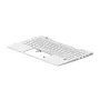 HP top cover met toetsenbord UK zilver verlicht M23769-031