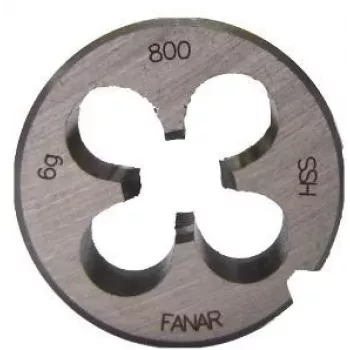 FANAR ronddraadsnijplaat M27 x 2,00 mm HSS800 DIN 22568