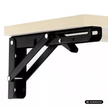 Maclean MC-194 opvouwbare wandplankdragers, 250-500 mm, max. 50 kg, 2 stuks