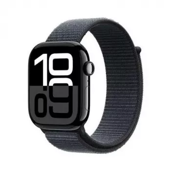 Apple Watch 10 LTE 46mm aluminium Sport Loop middernacht