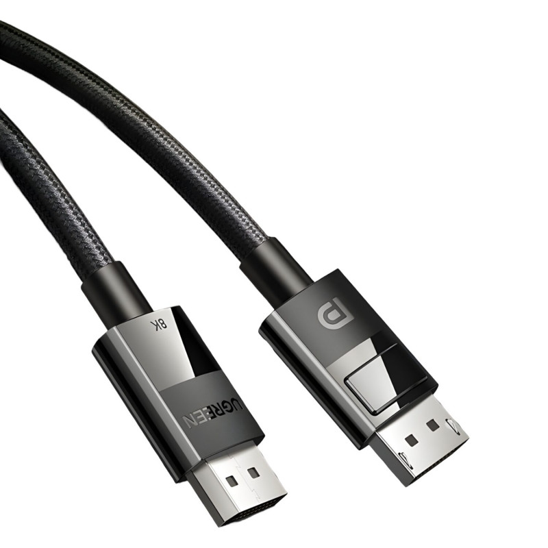 UGREEN DP114 8K DisplayPort stekker naar stekker gevlochten kabel 2m