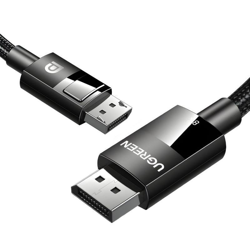 UGREEN DP114 8K DisplayPort stekker naar stekker gevlochten kabel 2m