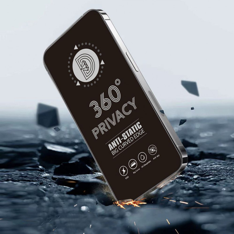 TFO Tempered Glass Privacy 360 screen protector voor iPhone 17 Pro Max