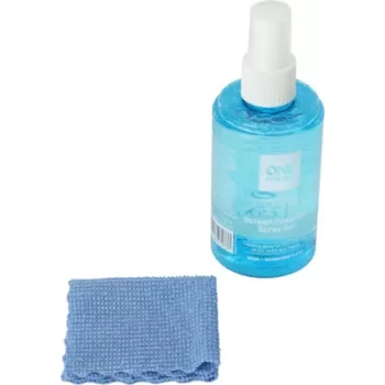 One For All CS4012 schermreinigingsset met 120ml spray en microvezeldoek