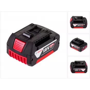 Bosch Professional 18V 5,0 Ah li-ion accu, slide-in (zwart/rood)