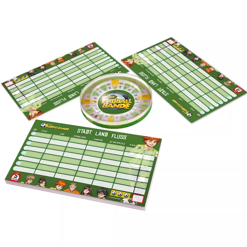 SCHMIDT SPIELE DIE FUSSBALLBANDE: stad, land, rivier – voetbal-woordspelblok