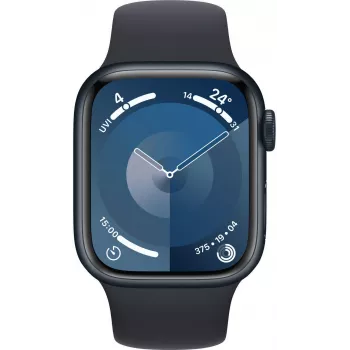 Apple Watch 9 GPS + Cellular 41mm, Middernacht, Sport Band M/L (MRHT3ET/A)