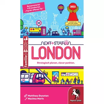 PEGASUS Next Station London - Flip & Write Bordspel, 1-4 Spelers, vanaf 8 jaar