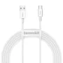 Baseus Superior Series USB-A naar USB-C kabel, 66W snelladen, 2m, wit
