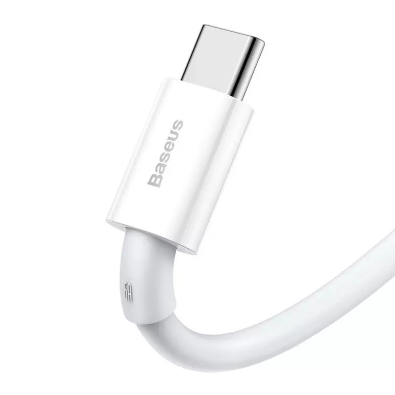 Baseus Superior Series USB-A naar USB-C kabel, 66W snelladen, 2m, wit