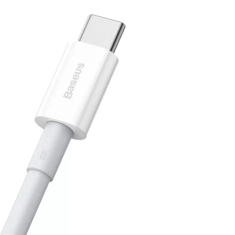Baseus Superior Series USB-A naar USB-C kabel, 66W snelladen, 2m, wit