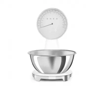 Smeg KSF01WHWW 50's Style keukenweegschaal, 1,8 L, wit