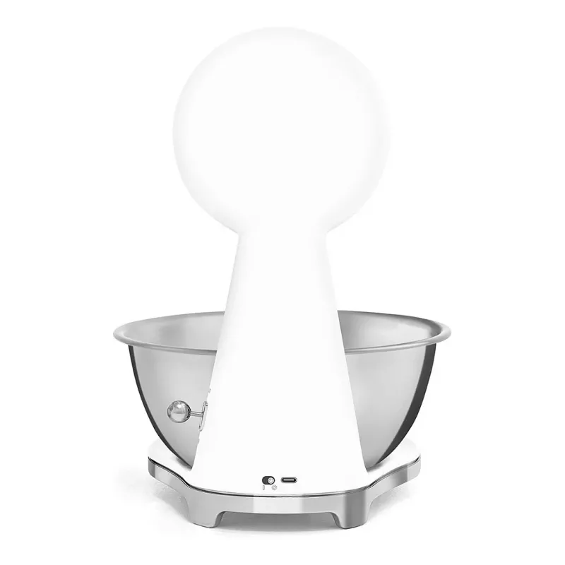Smeg KSF01WHWW 50's Style keukenweegschaal, 1,8 L, wit
