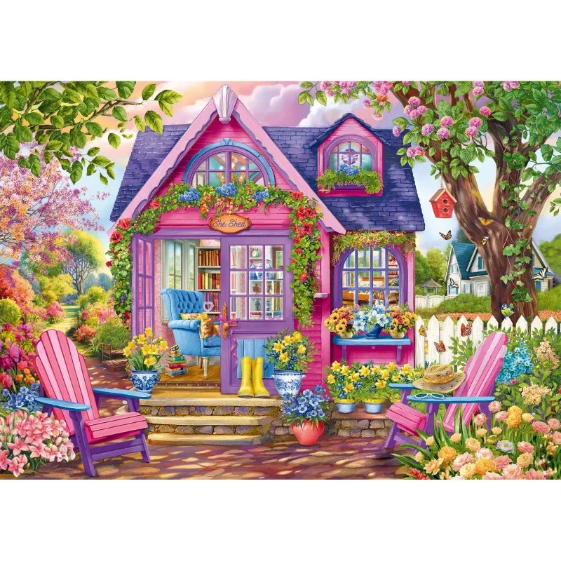 Schmidt Spiele 58061 Een huisje om van te houden 1000 stukjes puzzel
