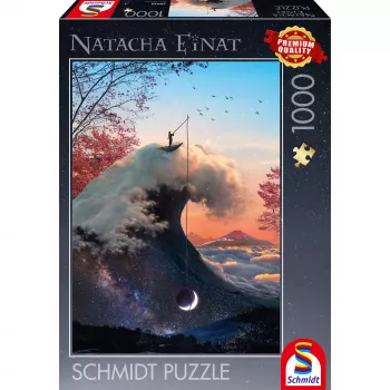 Schmidt Spiele Natacha Einat: achter de horizon 1000 stukjes puzzel