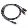 Ugreen 2x RCA naar 3,5 mm audiokabel 1,5 m zwart