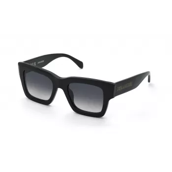 ZADIG & VOLTAIRE dames zonnebril SZV421-500700 - acetaat montuur, polycarbonaat grijze glazen, UV400-bescherming, 50/21/140 mm