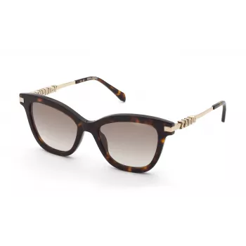 ZADIG & VOLTAIRE dameszonnebril SZV451 Havana acetaat met bruine gradientglazen, 52/19/140 mm