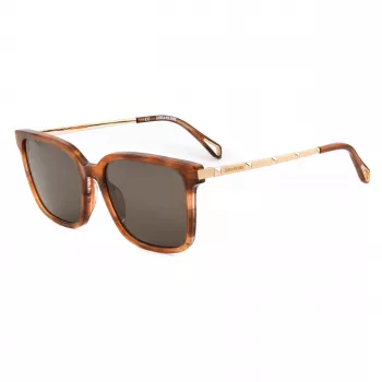 ZADIG & VOLTAIRE SZV308-5507LC dameszonnebril Havana met bruine gradientglazen, 55/18/140 mm