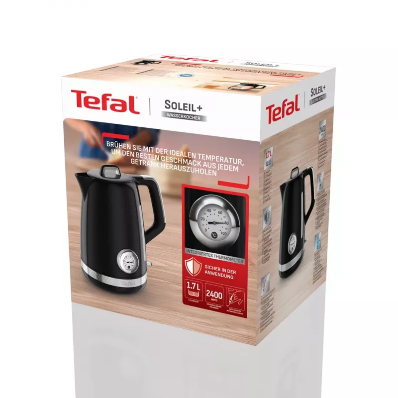 Tefal Soleil KO3558E0 waterkoker 1,7L 2400W zwart