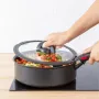 TEFAL Ingenio 16 cm deksel van gehard glas met opvouwbare knop L9846153