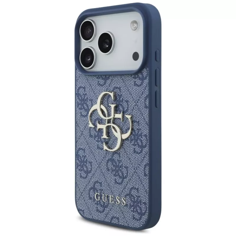 GUESS 4G Big Logo hard case voor Apple iPhone 17 Pro / 18 Pro - blauw