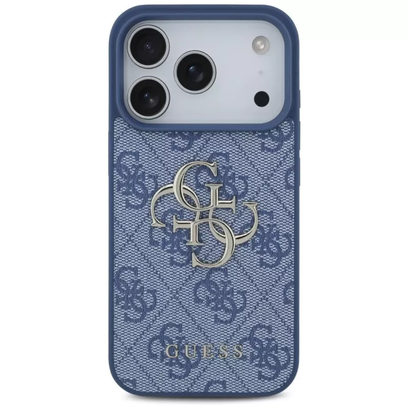 GUESS 4G Big Logo hard case voor Apple iPhone 17 Pro / 18 Pro - blauw