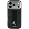 Guess 4G Stripe Round and Classic Logos MagSafe-hoesje voor iPhone 18 Pro Max / 17 Pro Max - zwart