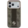 Guess 4G Stripe Round & Classic Logos MagSafe-hoesje voor iPhone 18 Pro Max / 17 Pro Max - bruin