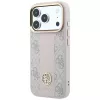 GUESS 4G Stripe Round and Classic Logos MagSafe-hoesje voor iPhone 18 Pro Max / 17 Pro Max - roze