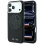 Guess Perforated 4G Gold Logo MagSafe-hoesje voor iPhone 18 Pro / 17 Pro, zwart