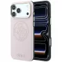 Guess Perforated 4G Gold Logo MagSafe-hoesje voor iPhone 18 Pro / 17 Pro - roze