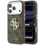 GUESS 4G & Big Strass Logo achterzijde cover voor Apple iPhone 17 Pro Max / 18 Pro Max - bruin