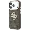 GUESS 4G & Big Strass Logo achterzijde cover voor Apple iPhone 17 Pro Max / 18 Pro Max - bruin