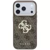 GUESS 4G & Big Strass Logo achterzijde cover voor Apple iPhone 17 Pro Max / 18 Pro Max - bruin